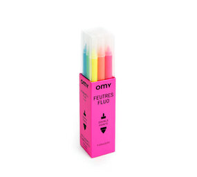 Omy Omy - fluo markers (9 stuks)
