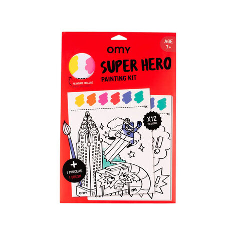 Omy Omy - schilderset - superhelden Omy Omy - schilderset - superhelden