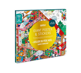 Omy Omy - poster & stickers - christmas factory Omy Omy - poster & stickers - christmas factory