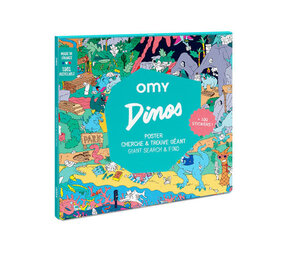 Omy Omy - poster & stickers - dinos