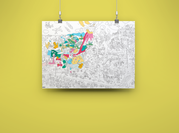 Omy Omy - kleurposter - dinos Omy Omy - kleurposter - dinos