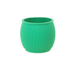 Living by Colors Living by colors - silicone bloempot chubby - emerald Living by Colors Living by colors - silicone bloempot chubby - emerald