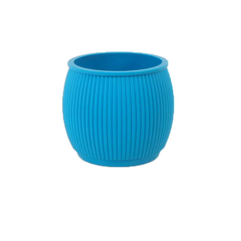 Living by Colors Living by colors - silicone bloempot chubby - royal blue Living by Colors Living by colors - silicone bloempot chubby - royal blue