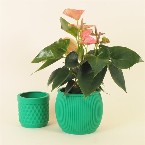 Living by Colors Living by colors - silicone bloempot chubby - emerald