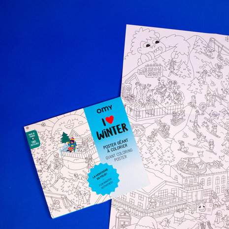 Omy Omy - kleurposter - winter