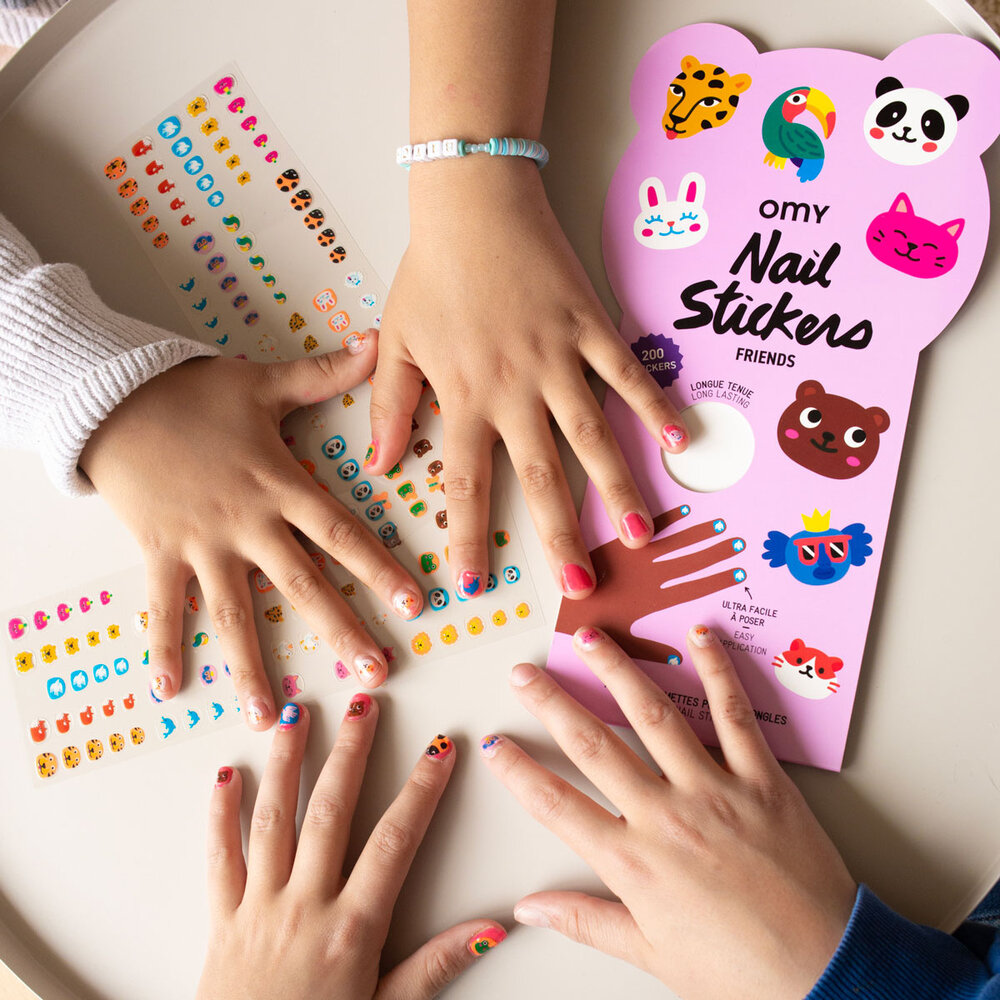 Omy Omy - nagelstickers - dierenvriendjes