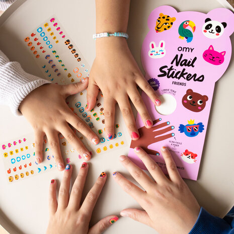 Omy Omy - nagelstickers - dierenvriendjes