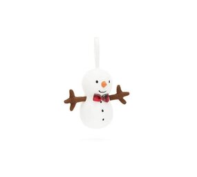 Jellycat Jellycat - festive folly knuffel - snowman Jellycat Jellycat - festive folly knuffel - snowman
