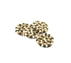 Sjaal met verhaal Sjaal met verhaal - onderzetters rond 10 cm - mistletoe (set van 4) Sjaal met verhaal Sjaal met verhaal - onderzetters rond 10 cm - mistletoe (set van 4)