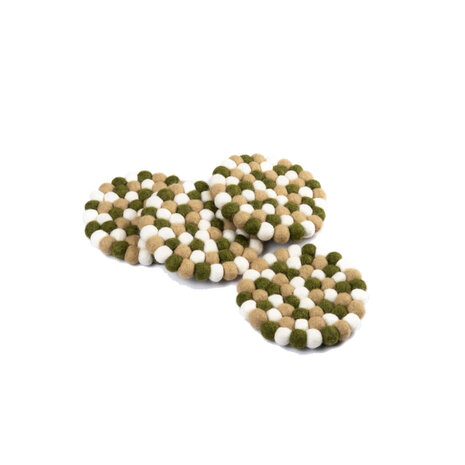 Sjaal met verhaal Sjaal met verhaal - onderzetters rond 10 cm - mistletoe (set van 4) Sjaal met verhaal Sjaal met verhaal - onderzetters rond 10 cm - mistletoe (set van 4)