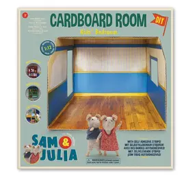 Sam & Julia / Het Muizenhuis Het Muizenhuis - kartonnen kamer - kinderkamer Sam & Julia / Het Muizenhuis Het Muizenhuis - kartonnen kamer - kinderkamer