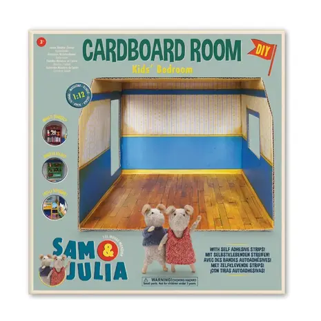 Sam & Julia / Het Muizenhuis Het Muizenhuis - kartonnen  kamer - kinderkamer Sam & Julia / Het Muizenhuis Het Muizenhuis - kartonnen  kamer - kinderkamer