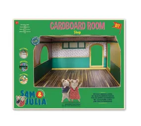 Sam & Julia / Het Muizenhuis Het Muizenhuis - kartonnen  kamer - winkel Sam & Julia / Het Muizenhuis Het Muizenhuis - kartonnen  kamer - winkel
