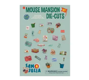 Sam & Julia / Het Muizenhuis Het Muizenhuis - mapje decoratievellen Sam & Julia / Het Muizenhuis Het Muizenhuis - mapje decoratievellen