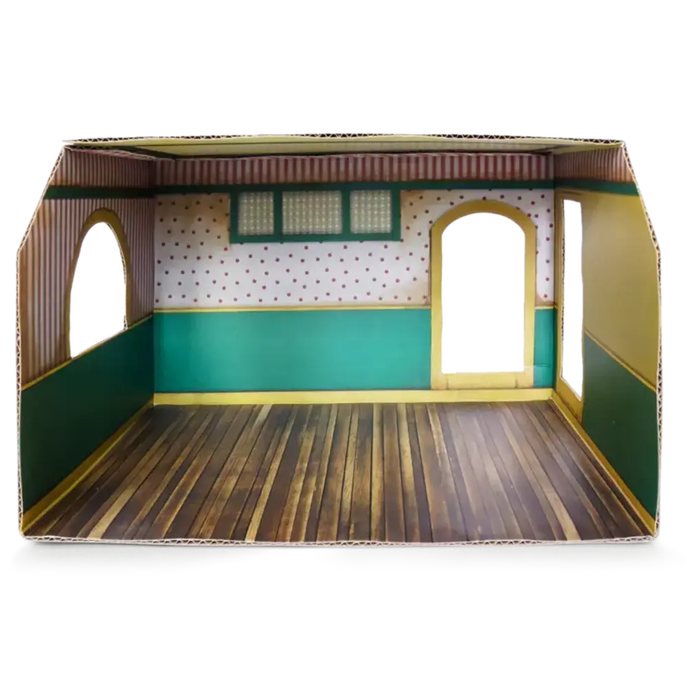 Sam & Julia / Het Muizenhuis Het Muizenhuis - kartonnen  kamer - winkel Sam & Julia / Het Muizenhuis Het Muizenhuis - kartonnen  kamer - winkel