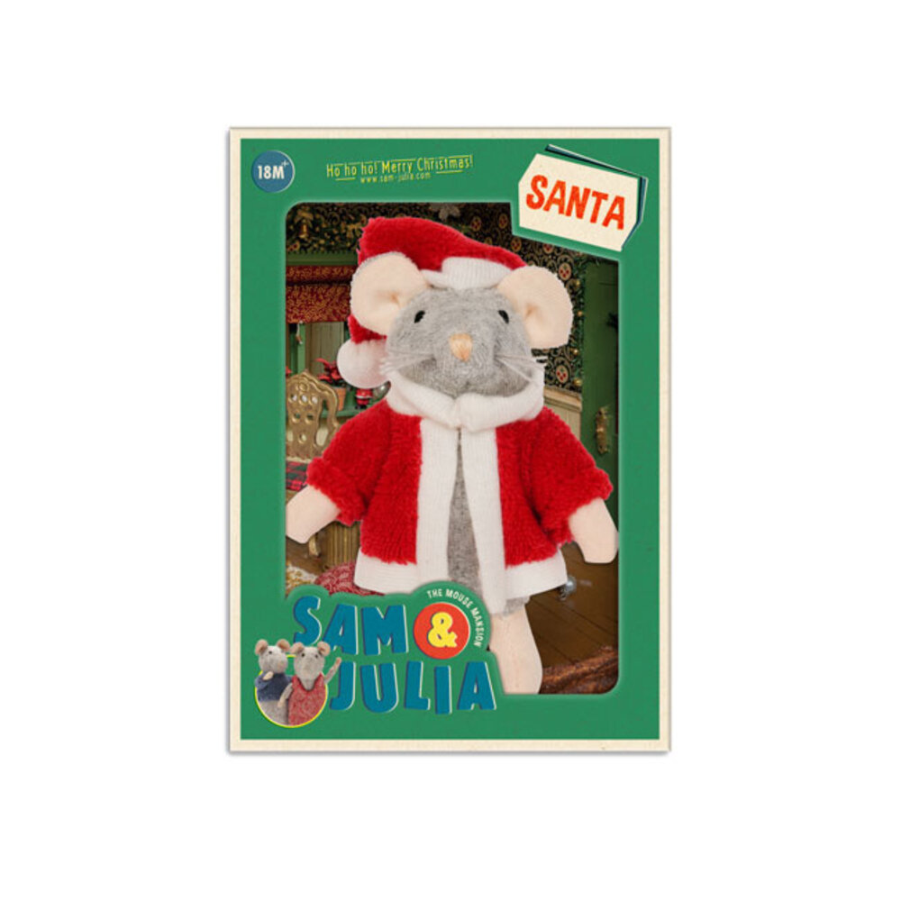 Sam & Julia / Het Muizenhuis Het Muizenhuis - knuffel - de kerstman