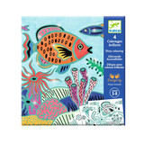 Djeco Djeco - glimmende kleurplaat - under the sea