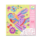 Djeco Djeco - glimmende kleurplaat - little wings Djeco Djeco - glimmende kleurplaat - little wings