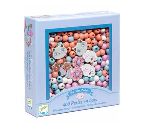 Djeco Djeco - houten kralen - regenboog