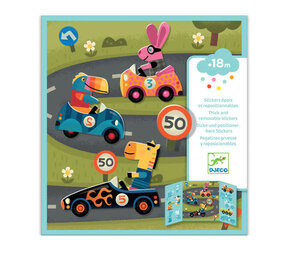 Djeco Djeco - herbruikbare stickers - auto's
