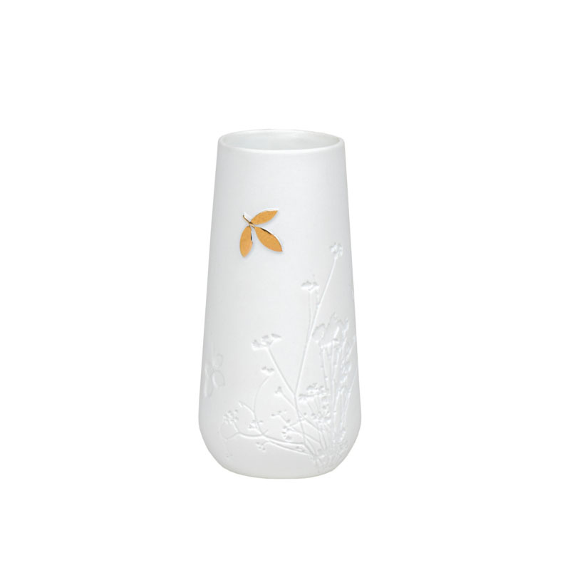 Rader - mini vaas M - gouden blad - Hoge Ramen