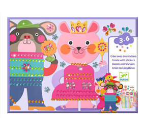 Djeco Djeco - stickers plakken - glitter