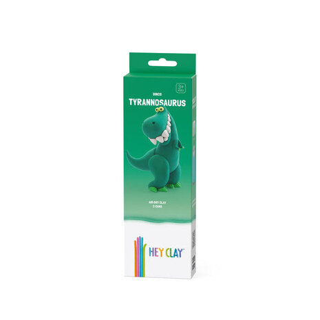 Hey Clay Hey Clay - boetseerklei - tyrannosaurus (3 potjes) Hey Clay Hey Clay - boetseerklei - tyrannosaurus (3 potjes)