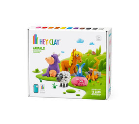 Hey Clay Hey Clay - boetseerklei - boerderijdieren (15 potjes) Hey Clay Hey Clay - boetseerklei - boerderijdieren (15 potjes)