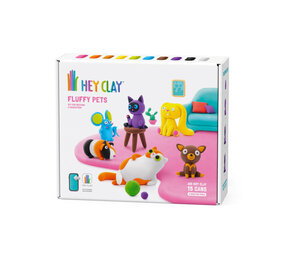 Hey Clay Hey Clay - boetseerklei - fluffy huisdieren (15 potjes) Hey Clay Hey Clay - boetseerklei - fluffy huisdieren (15 potjes)