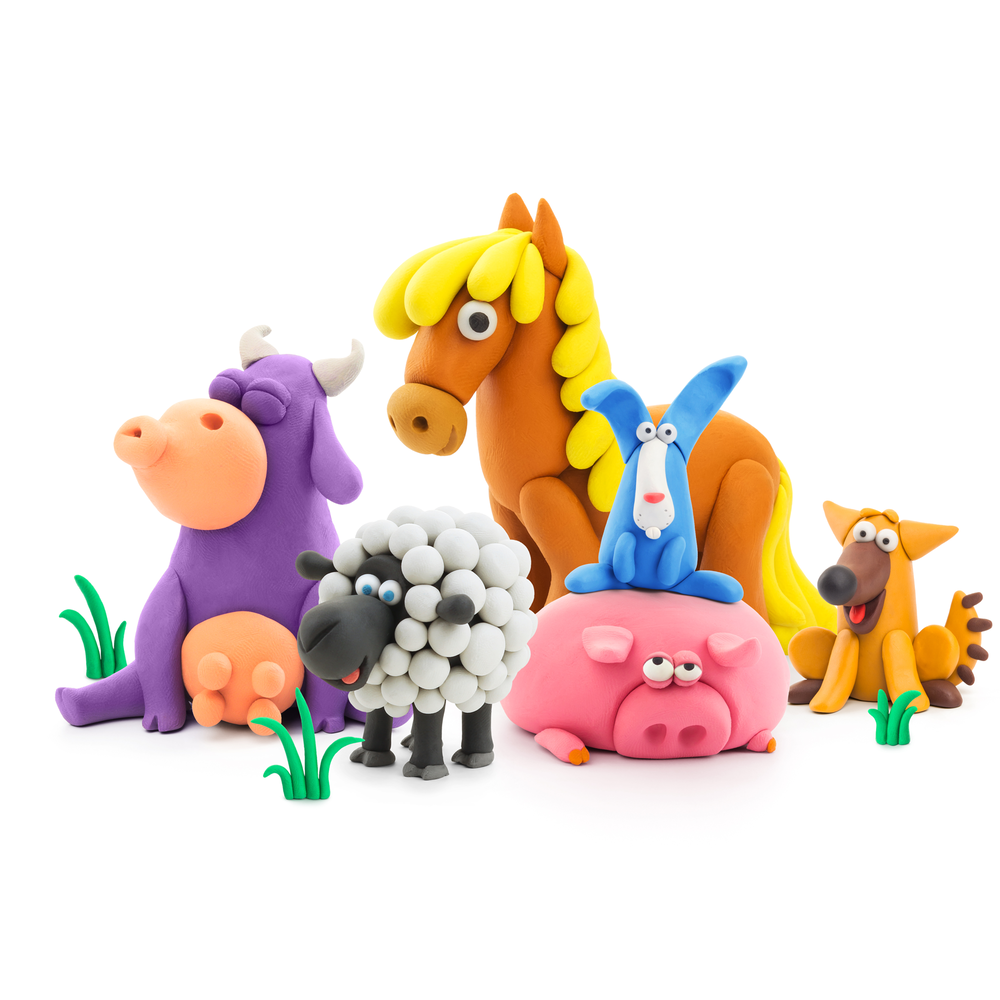 Hey Clay Hey Clay - boetseerklei - boerderijdieren (15 potjes) Hey Clay Hey Clay - boetseerklei - boerderijdieren (15 potjes)