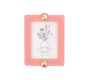 Studio Harm en Elke Studio Harm en Elke - wall frame small square - pink/orange
