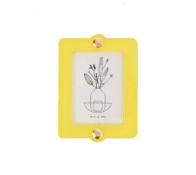 Studio Harm en Elke Studio Harm en Elke - wall frame small square - yellow/gold Studio Harm en Elke Studio Harm en Elke - wall frame small square - yellow/gold