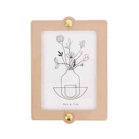 Studio Harm en Elke Studio Harm en Elke - fotolijstje - groot rechthoekig - rozebruin/rook Studio Harm en Elke Studio Harm en Elke - fotolijstje - groot rechthoekig - rozebruin/rook