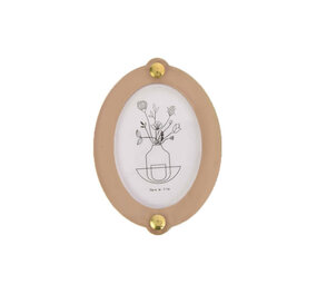 Studio Harm en Elke Studio Harm en Elke - wall frame small oval - nude/smoke Studio Harm en Elke Studio Harm en Elke - wall frame small oval - nude/smoke