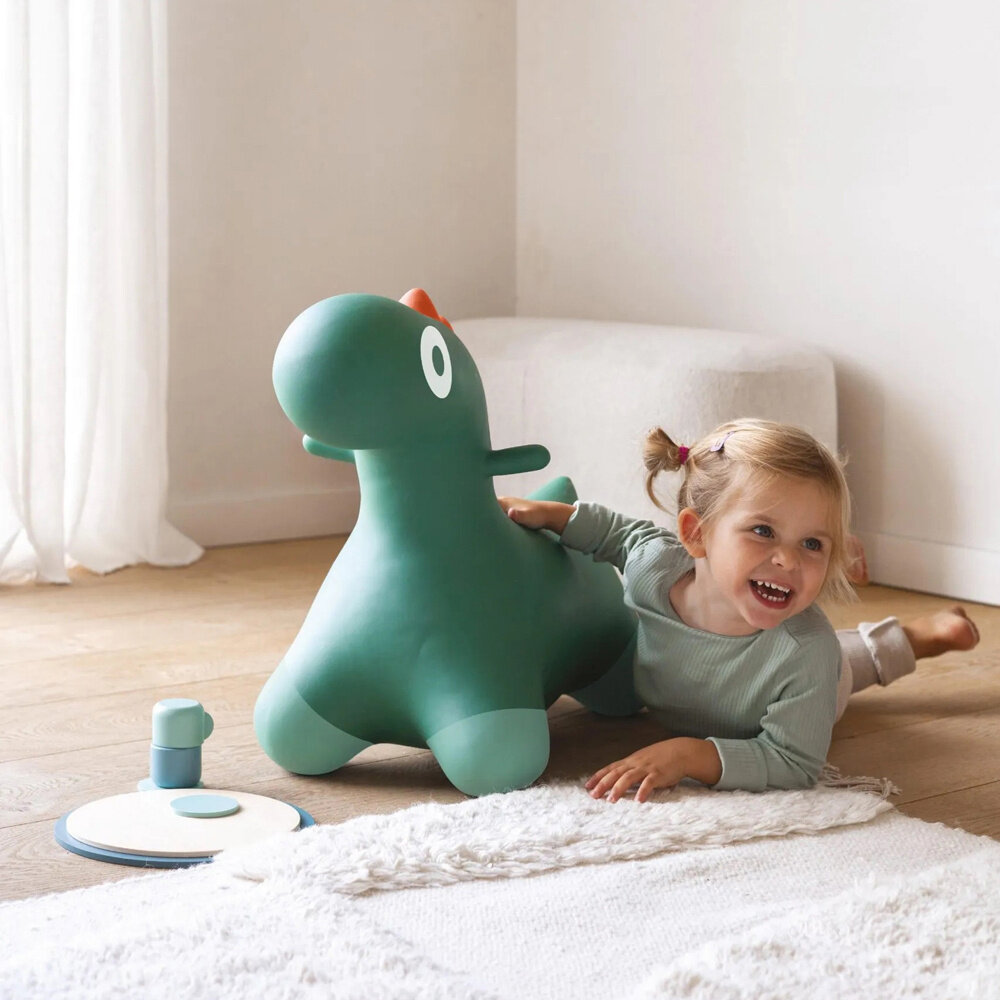 Quut Quut  - hoppi skippy dinosaurus - groen