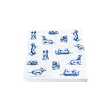 Heinen Delfts Blauw Heinen Delfts blauw - teckel nhaan - servetten Heinen Delfts Blauw Heinen Delfts blauw - teckel nhaan - servetten