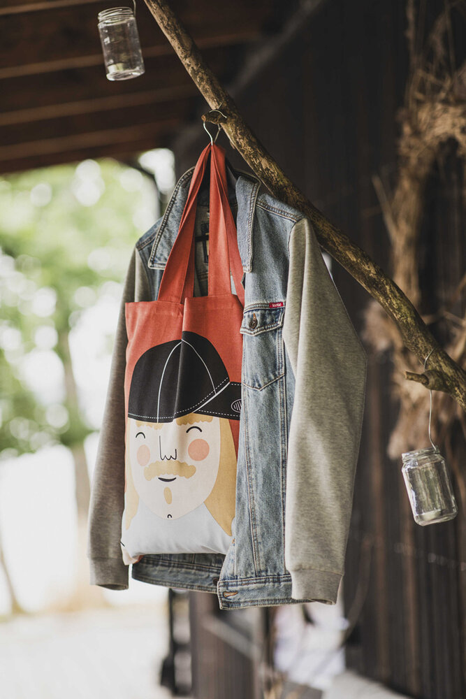 Spira of Sweden Spira of sweden - stoffen tas - axel Spira of Sweden Spira of sweden - stoffen tas - axel