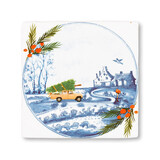 Storytiles Storytiles - tegel small - driving home for christmas (10x10 cm) Storytiles Storytiles - tegel small - driving home for christmas (10x10 cm)