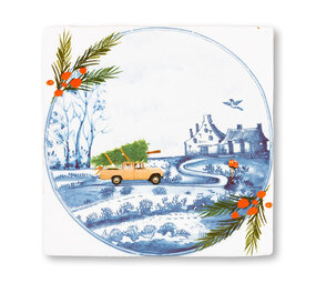 Storytiles Storytiles - tegel small - driving home for christmas (10x10 cm)