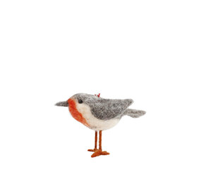 Sjaal met verhaal Sjaal met verhaal - hanger vogel - roodborstje