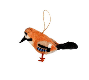 Sjaal met verhaal Sjaal met verhaal - hanger vogel - vlaamse gaai