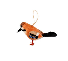 Sjaal met verhaal Sjaal met verhaal - hanger vogel - vlaamse gaai