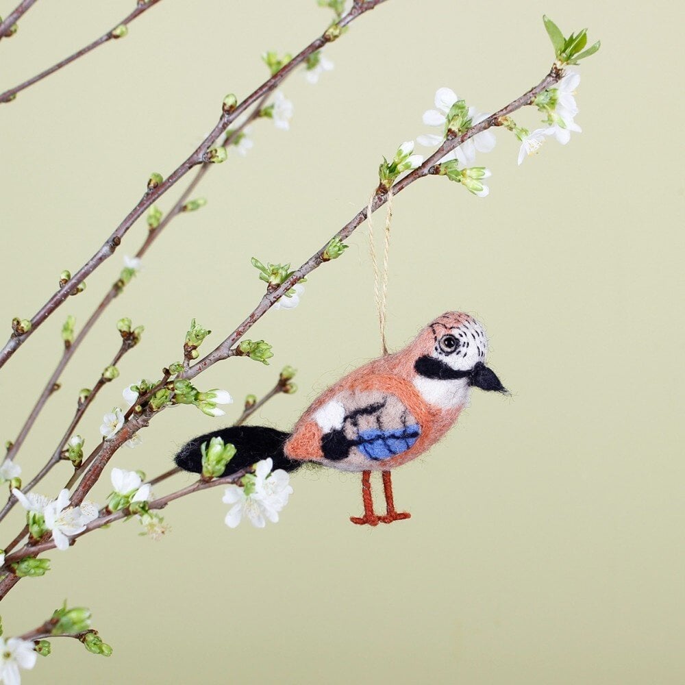 Sjaal met verhaal Sjaal met verhaal - hanger vogel - vlaamse gaai