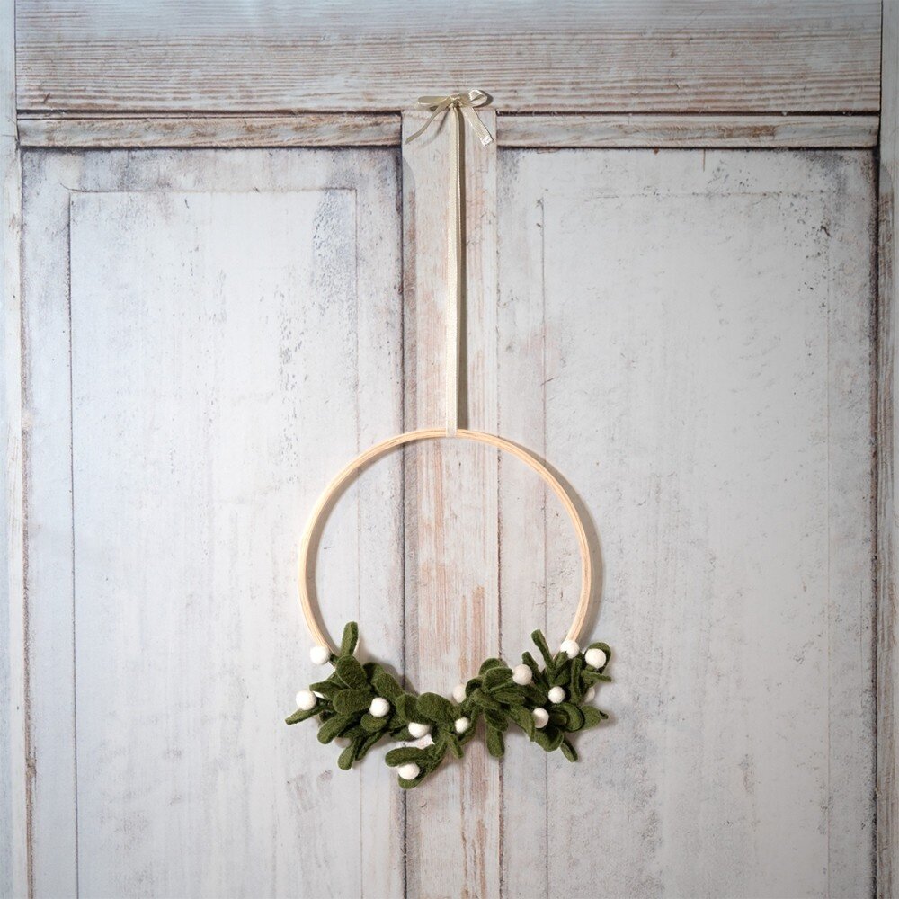 Sjaal met verhaal Sjaal met verhaal - krans - maretak