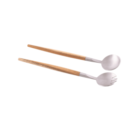 Point Virgule Point virgule - saladebestek - acaciahout en rvs Point Virgule Point virgule - saladebestek - acaciahout en rvs