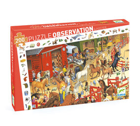 Djeco Djeco - zoek puzzel - paardrijden (200 stukjes)