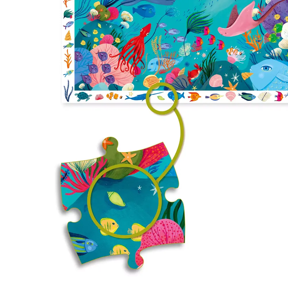 Djeco Djeco - zoek puzzel - onderwaterleven (54 stukjes) Djeco Djeco - zoek puzzel - onderwaterleven (54 stukjes)