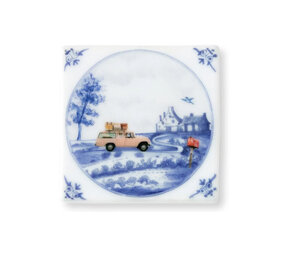 Storytiles Storytiles - tegel magneet - east west home is best (6x6 cm)