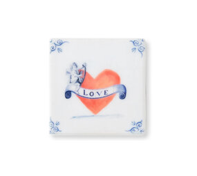 Storytiles Storytiles - tegel magneet - with all my heart (6x6 cm) Storytiles Storytiles - tegel magneet - with all my heart (6x6 cm)