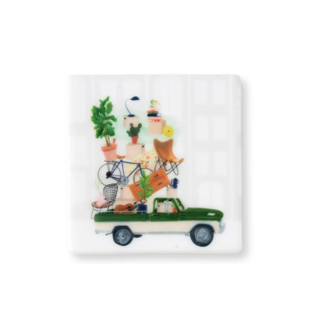 Storytiles Storytiles - tegel magneet - the next step (6x6 cm) Storytiles Storytiles - tegel magneet - the next step (6x6 cm)